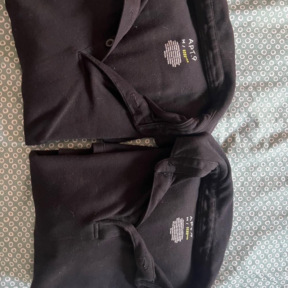 Apt 9 black polos